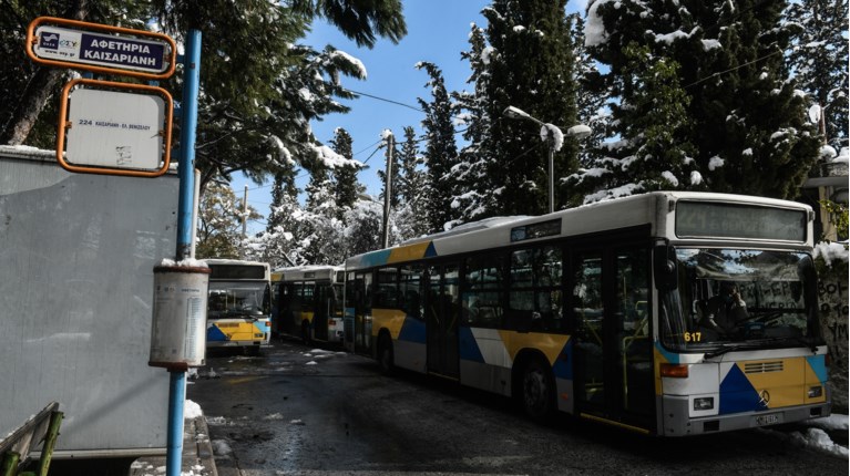 Κακοκαιρία "Barbara": Πώς θα κινηθούν σήμερα τα μέσα μαζικής μεταφοράς στην Αττική