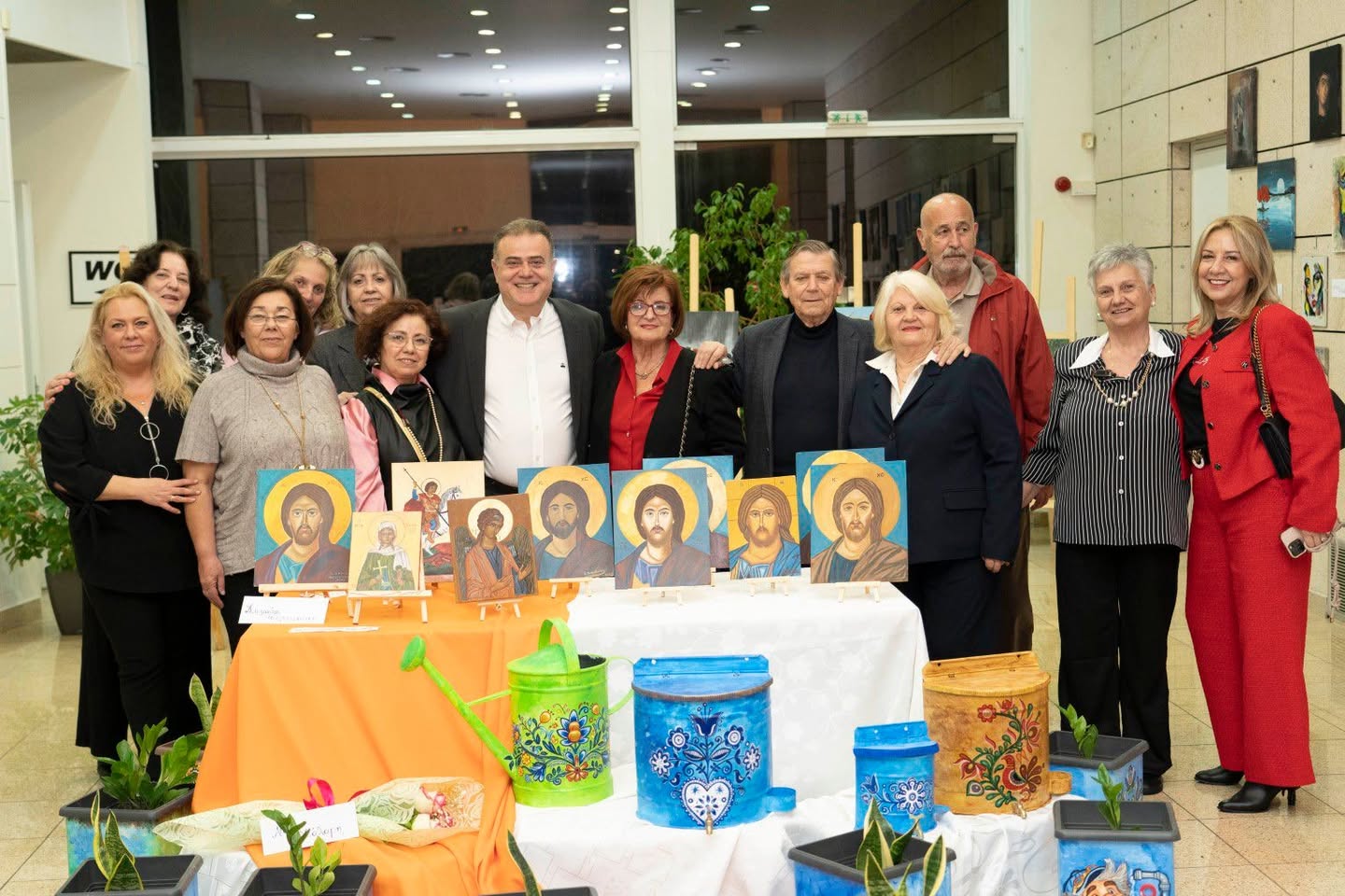 Έμπνευση και τέχνη από τα μέλη του ΚΕ.Φ.Ε. Γέρακα σε έκθεση ζωγραφικής