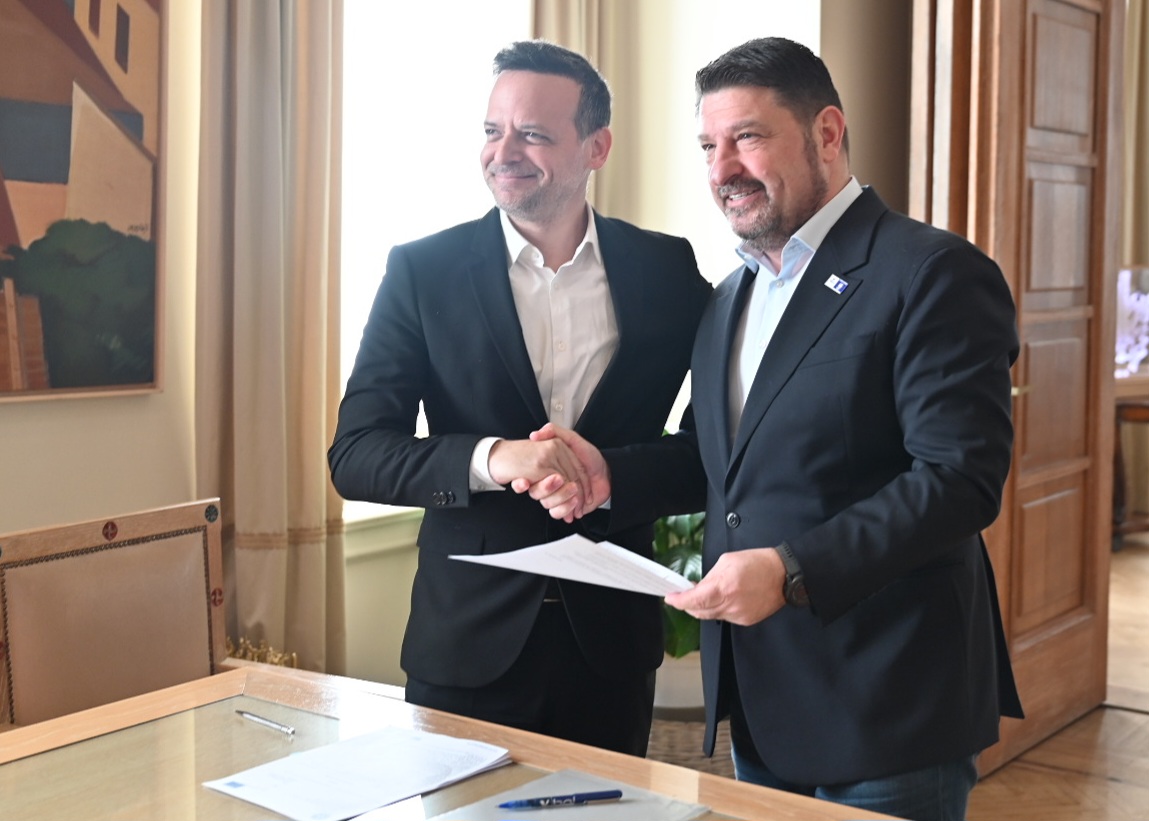 Συνάντηση Νίκου Χαρδαλιά – Χάρη Δούκα για την Αθήνα: «Ξεκινούν εμβληματικά έργα»