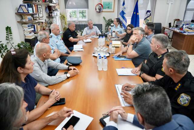 Ευρεία τακτική σύσκεψη με θέμα τα ζητήματα Δημόσιας Ασφάλειας πραγματοποιήθηκε στον Δήμο Παιανίας 