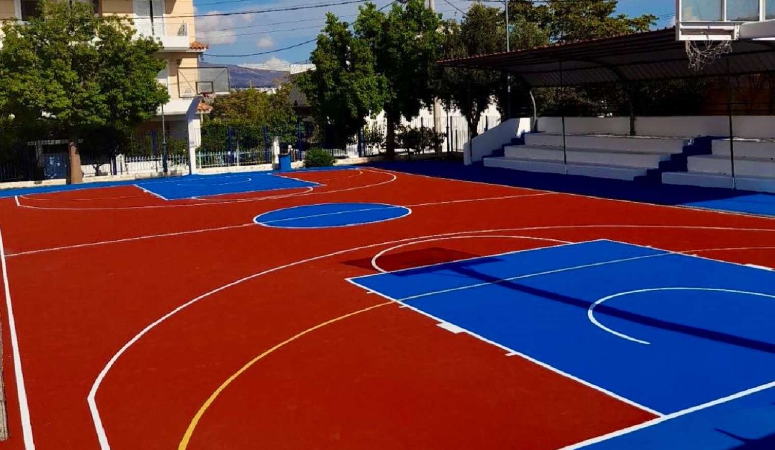 Ανακατασκευή 1 ακόμη Γηπέδου Basket από τον Δήμο Αχαρνών - Ποιο είναι και τι εργασίες πραγματοποιήθηκαν