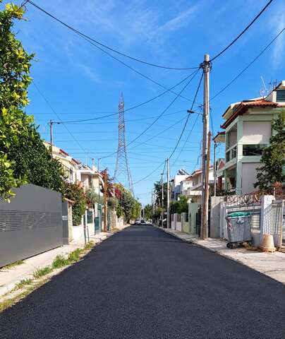Αποκαταστάθηκε το οδόστρωμα σε μεγάλο τμήμα της οδού Μεσσηνίας στον Γέρακα