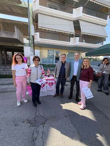 Μήνας πρόληψης κατά του καρκίνου του μαστού: Δράση ενημέρωσης στον Γέρακα από τον Δήμο Παλλήνης και το Κέντρο Υγείας Σπάτων