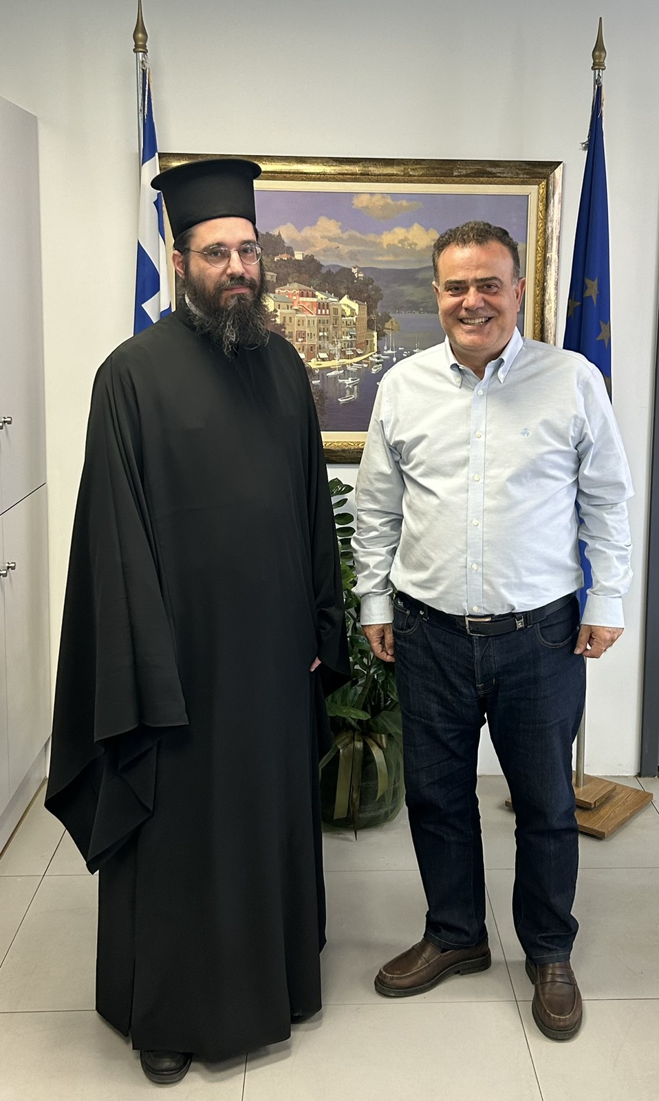 Γιατί συναντήθηκε σήμερα, 20/09 ο Δήμαρχος Παλλήνης Χρήστος Αηδόνης με τον Γενικό Αρχιερατικό Επίτροπο της Ιεράς Μητροπόλεως Μεσογαίας και Λαυρεωτικής, Αρχιμανδρίτη Τιμόθεο Αγγελή