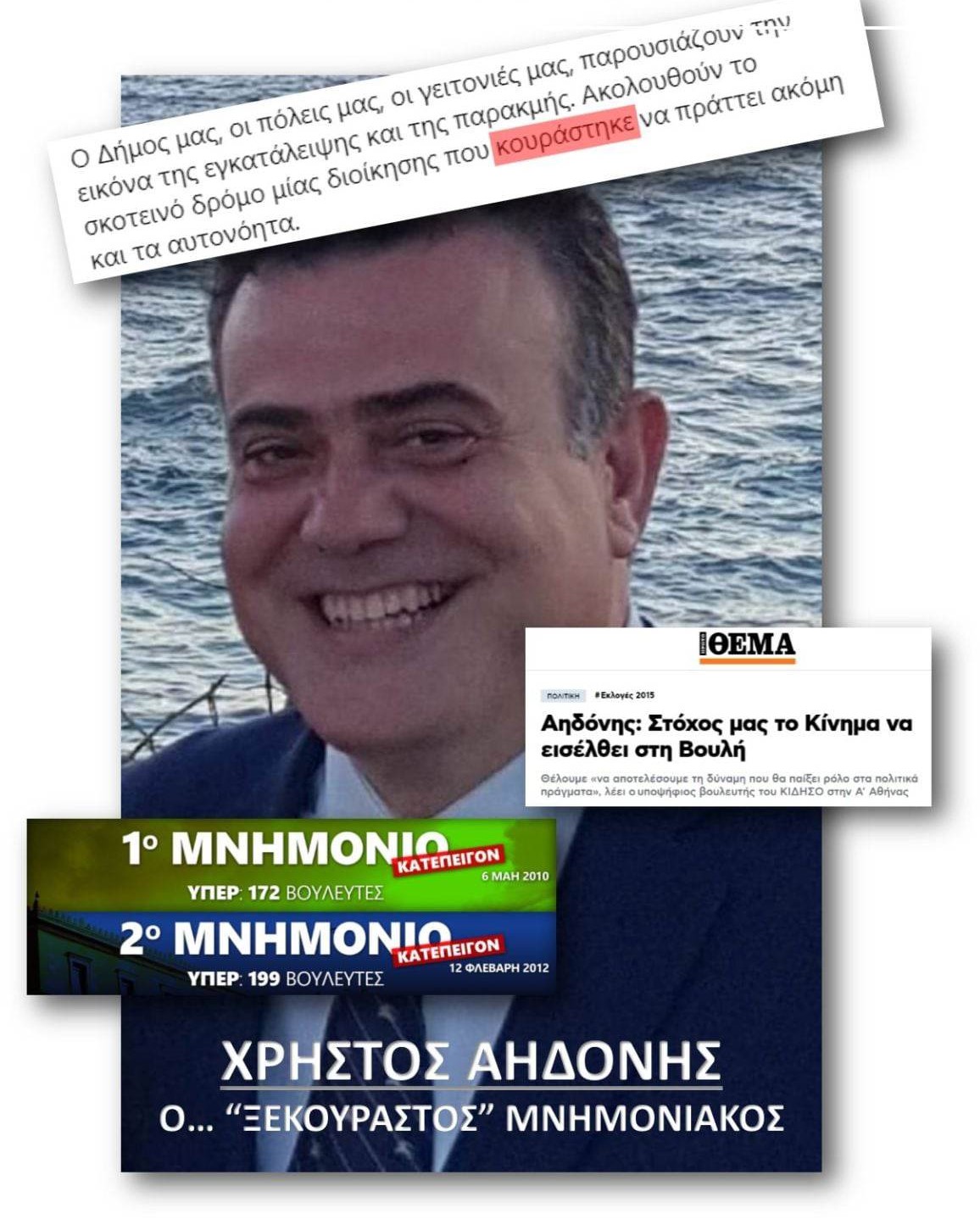 Ο φορομπήχτης Αηδόνης αυξάνει τα δημοτικά τέλη κατά 40%