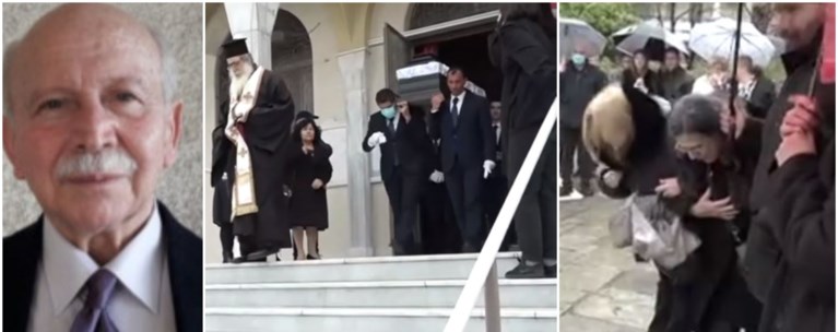 Μακελειό στη Γλυφάδα: Θρήνος στην κηδεία του καπετάνιου που θυσιάστηκε - Τραγικές φιγούρες η σύζυγος και οι 3 κόρες του