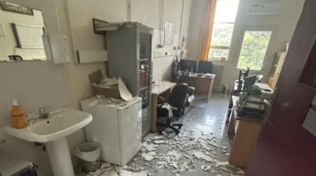 Κατέρρευσε οροφή σε γραφείο γιατρών στο Βενιζέλειο Νοσοκομείο - "Το μεγαλοποιεί η συμμορία μιζέριας", λέει ο Γεωργιάδης