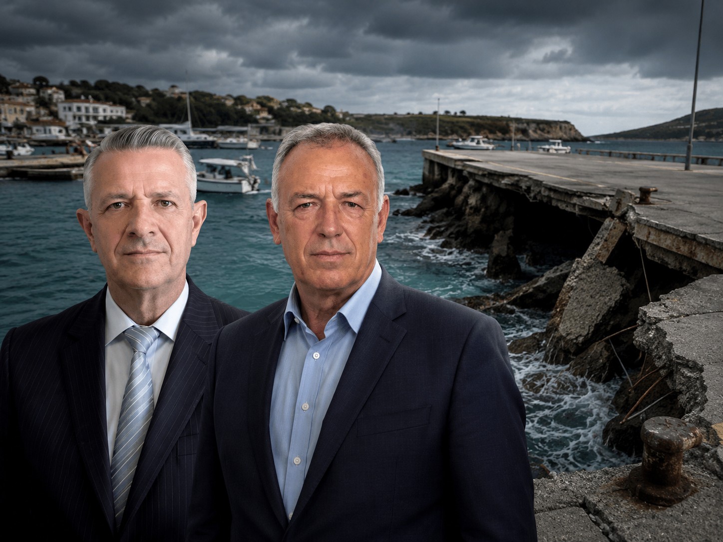 Βαρύτατες ευθύνες για Νικολακόπουλο και Αλαγιάννη, για την κατάρευση προβλήτας στο λιμάνι του Αγίου Νικολάου