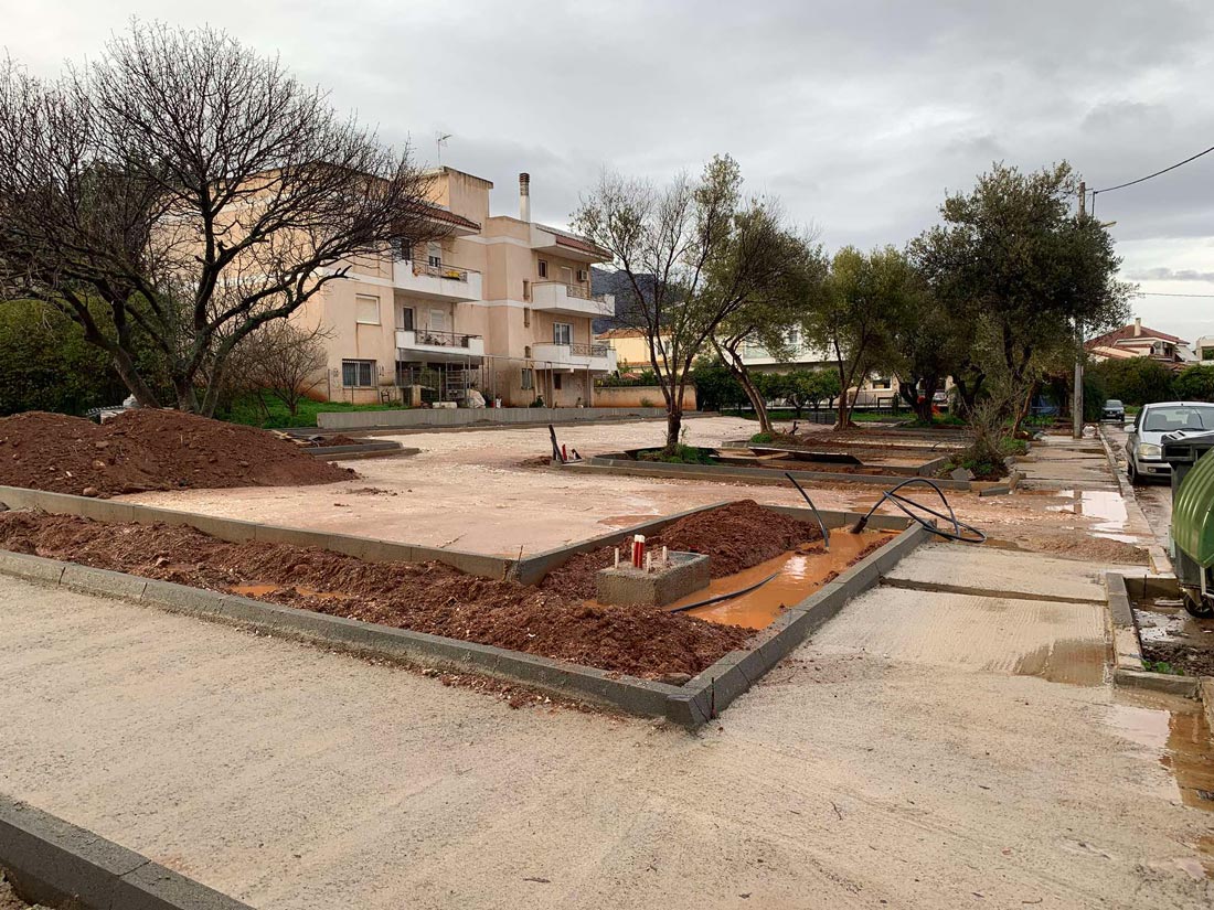 Βιοκλιματική Ανάπλαση: η πρόοδος των έργων σε χώρους πρασίνου και πάρκινγκ και το χρονοδιάγραμμα παράδοσης