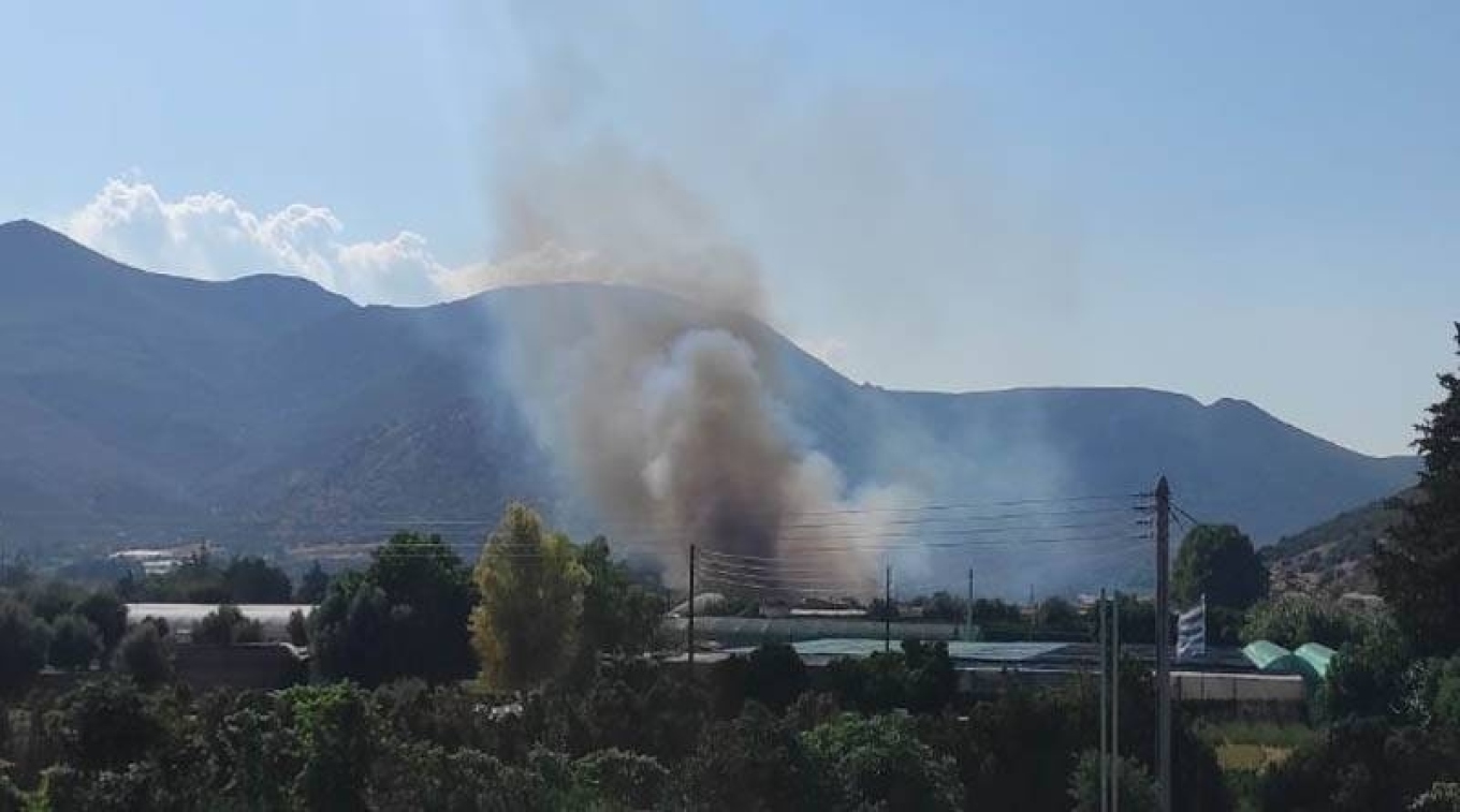 Πυρκαγιά στον Βρανά Μαραθώνα