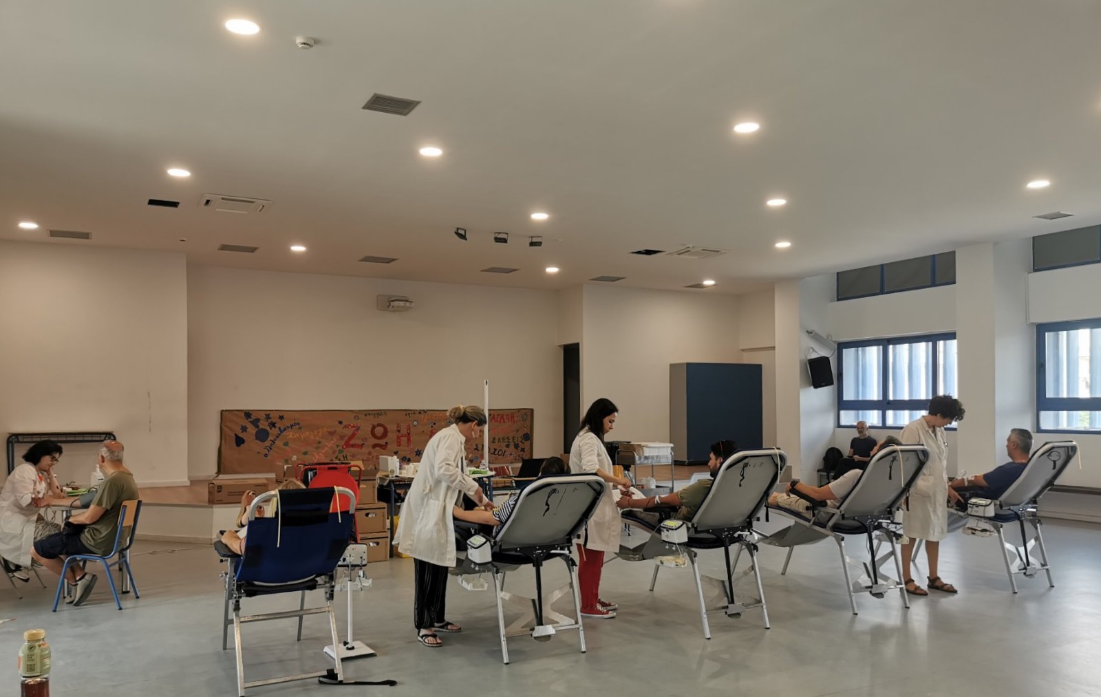 Με επιτυχία και αθρόα συμμετοχή ολοκληρώθηκε η 5η Εθελοντική Αιμοδοσία του Δήμου Μαρκοπούλου Μεσογαίας