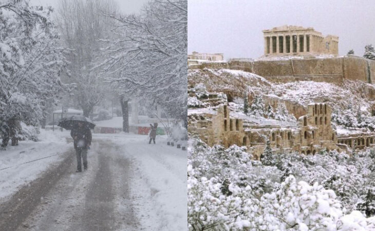 «Χτυπάει» βαρύς χειμώνας την Αθήνα: Χιονιάς και στην Αττική από Παρασκευή, ποιες περιοχές και πότε θα ντυθούν στα λευκά