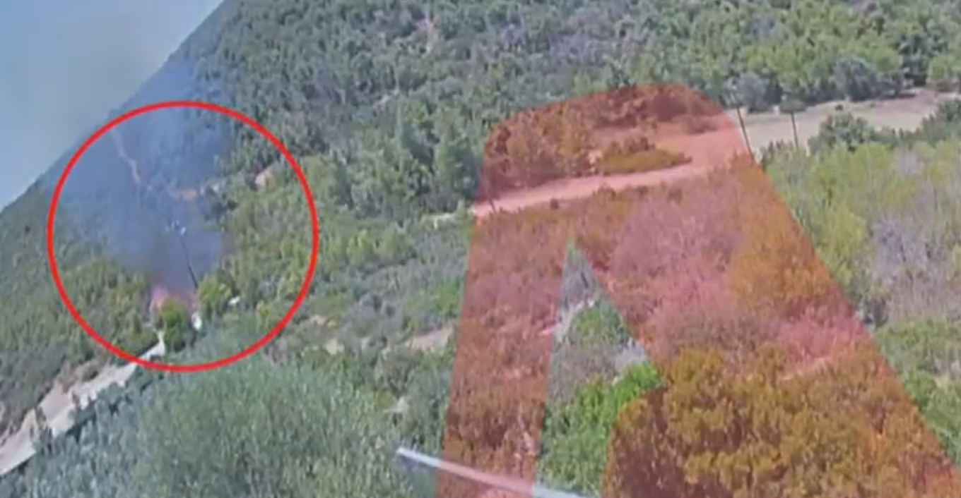 Δείτε βίντεο με το βραχυκύκλωμα που προκάλεσε καρακάξα και ξεκίνησε η φωτιά στο Άνω Σούλι Μαραθώνα