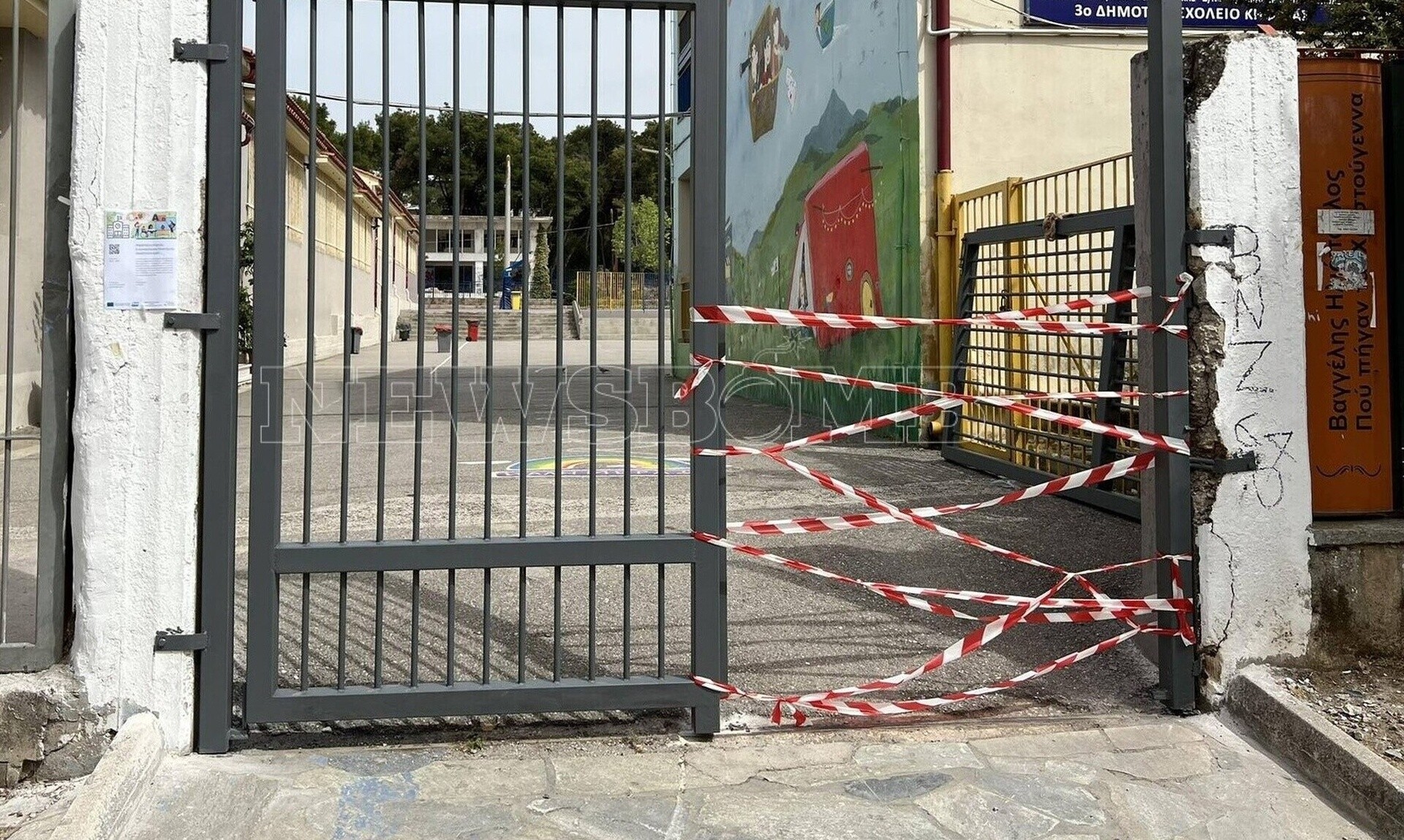 Κηφισιά: Πόρτα καταπλάκωσε μαθητή – Υπό κατάρρευση σχολική αίθουσα του ίδιου δημοτικού τον Φλεβάρη