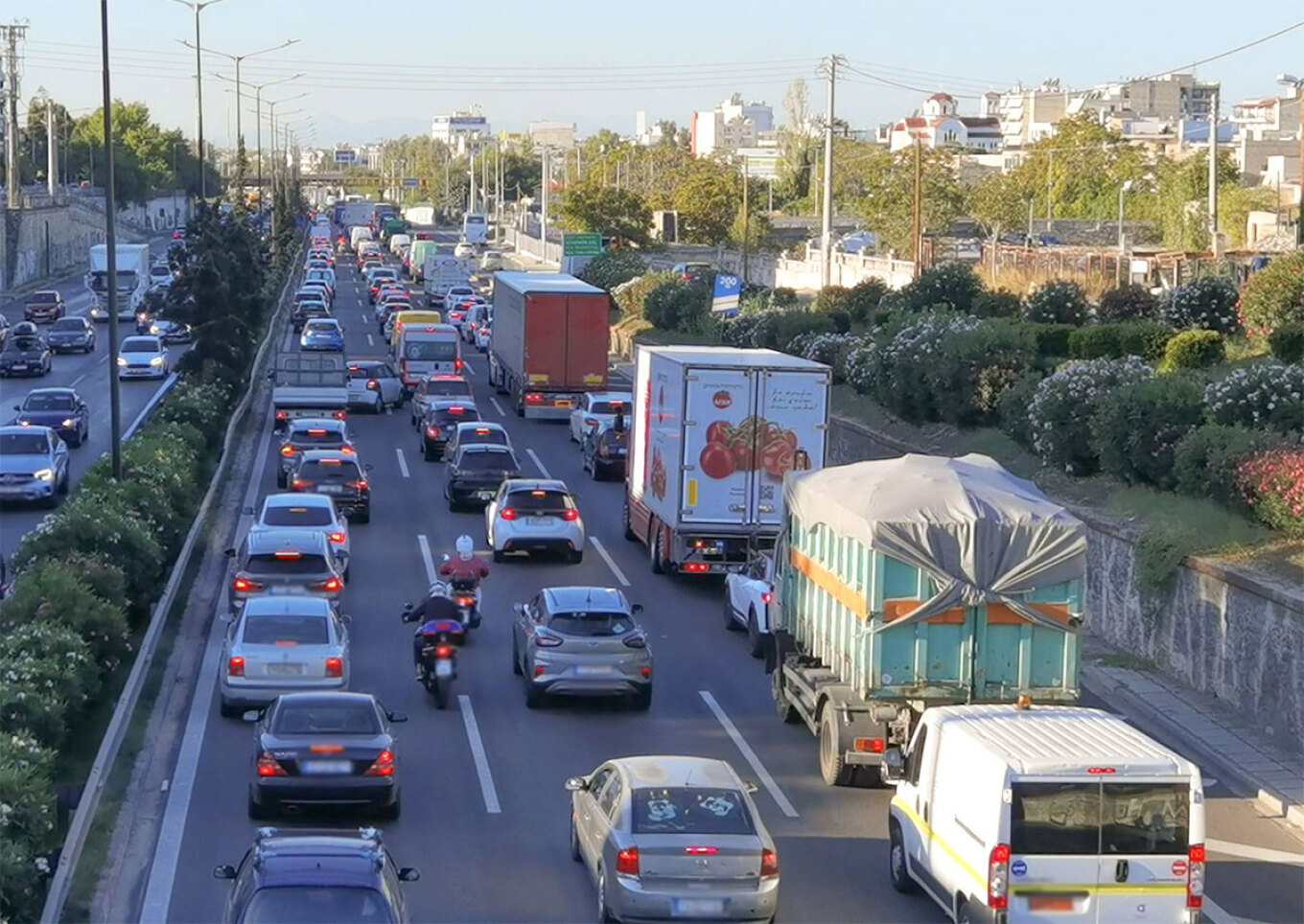 Μποτιλιαρισμένος ο Κηφισός - Καθυστερήσεις στην Αττική Οδό - Δείτε live την κίνηση στους δρόμους
