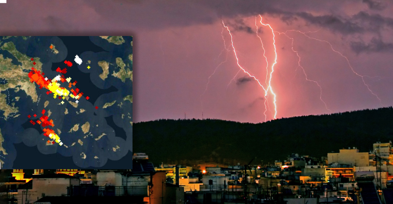 Σάρωσαν την Αττική οι κεραυνοί -  Μόνο σε Βάρη και Βουλιαγμένη έπεσαν 270 κεραυνοί σε 60 λεπτά - Προκλήθηκαν πυρκαγιές, τι είναι η «ξηρή καταιγίδα»