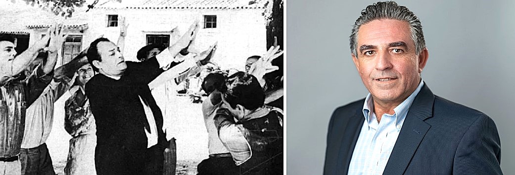 Ο αντιδήμαρχος Μαραθώνα κ. Κώστας Λάσκος, ασφαλτοστρώνει το δρόμο στο σπίτι του, αδιαφορώντας για την κατάσταση στους άλλους δρόμους