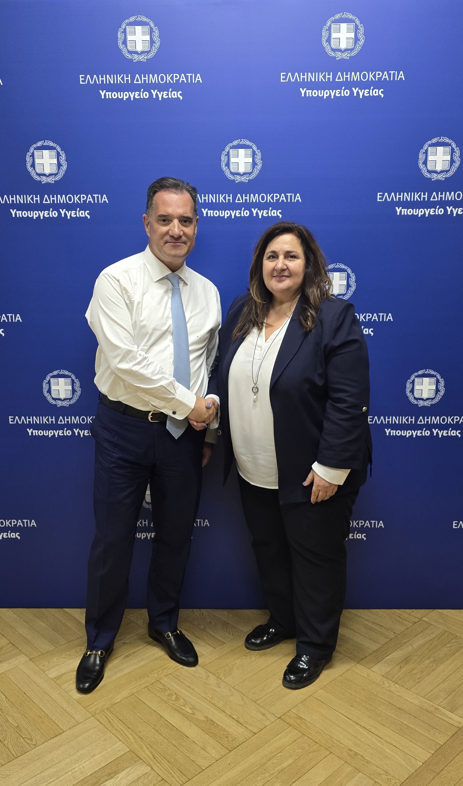 Σημαντική συνάντηση εργασίας πραγματοποιήθηκε μεταξύ της Δημάρχου Διονύσου και του Υπουργού Υγείας