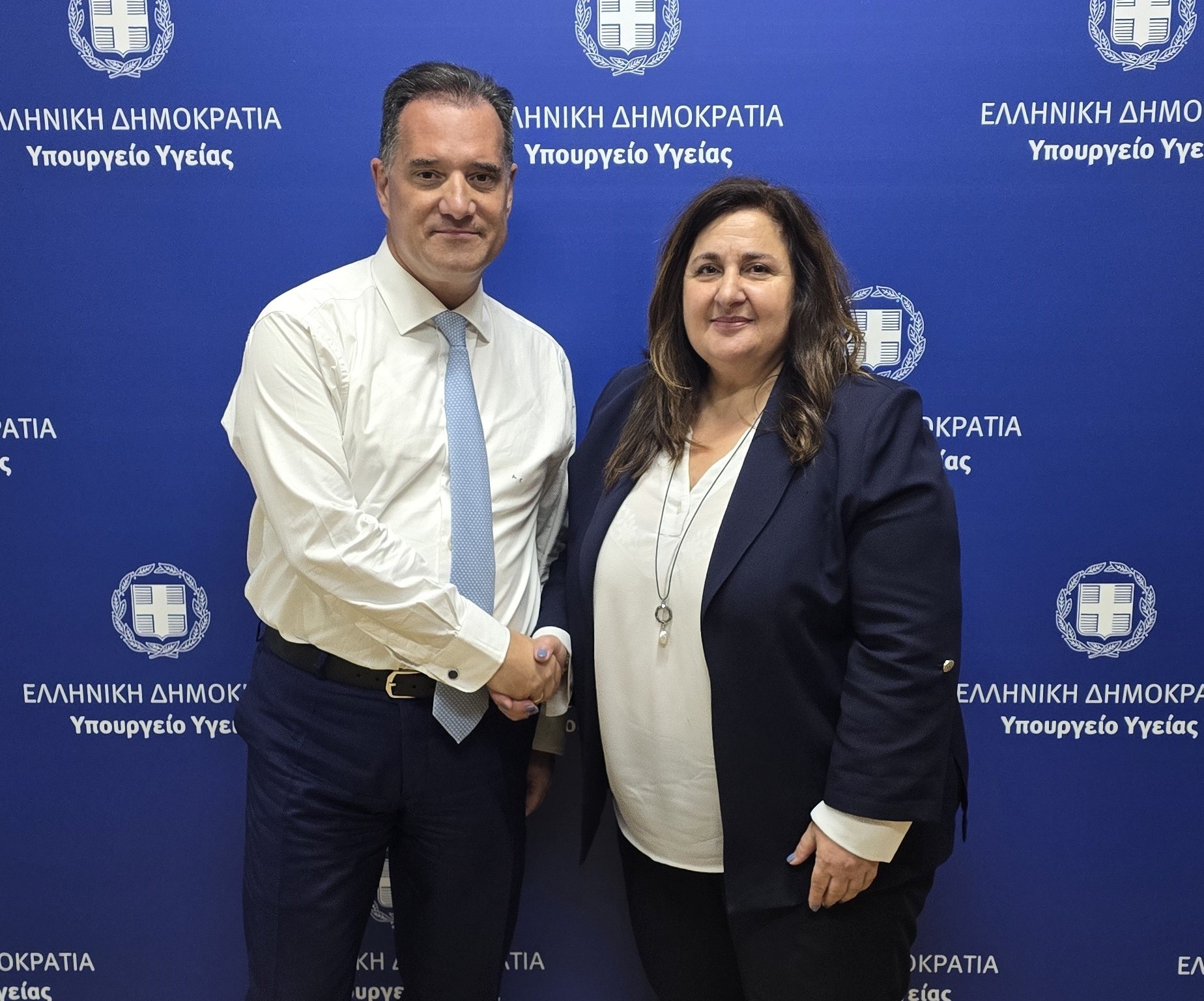 Σημαντική συνάντηση εργασίας πραγματοποιήθηκε μεταξύ της Δημάρχου Διονύσου και του Υπουργού Υγείας