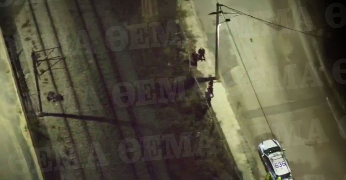 Μενίδι: Drone του ΟΣΕ «τσάκωσε» Ρομά που έκλεβαν καλώδια σε σταθμό του Προαστιακού στο Μενίδι