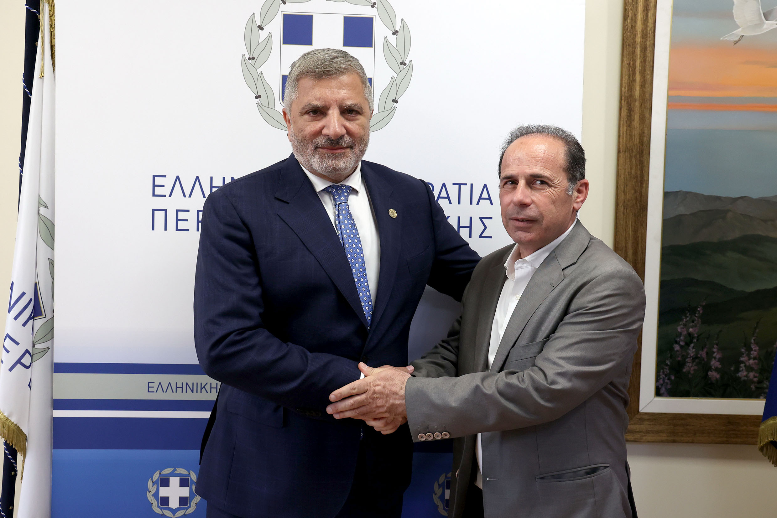 Το εμβληματικό έργο του Παραολυμπιακού Αθλητικού Κέντρου Ραφήνας στο επίκεντρο της συνάντησης του Περιφερειάρχη Αττικής με τον Δήμαρχο Ραφήνας – Πικερμίου Ε. Μπουρνούς
