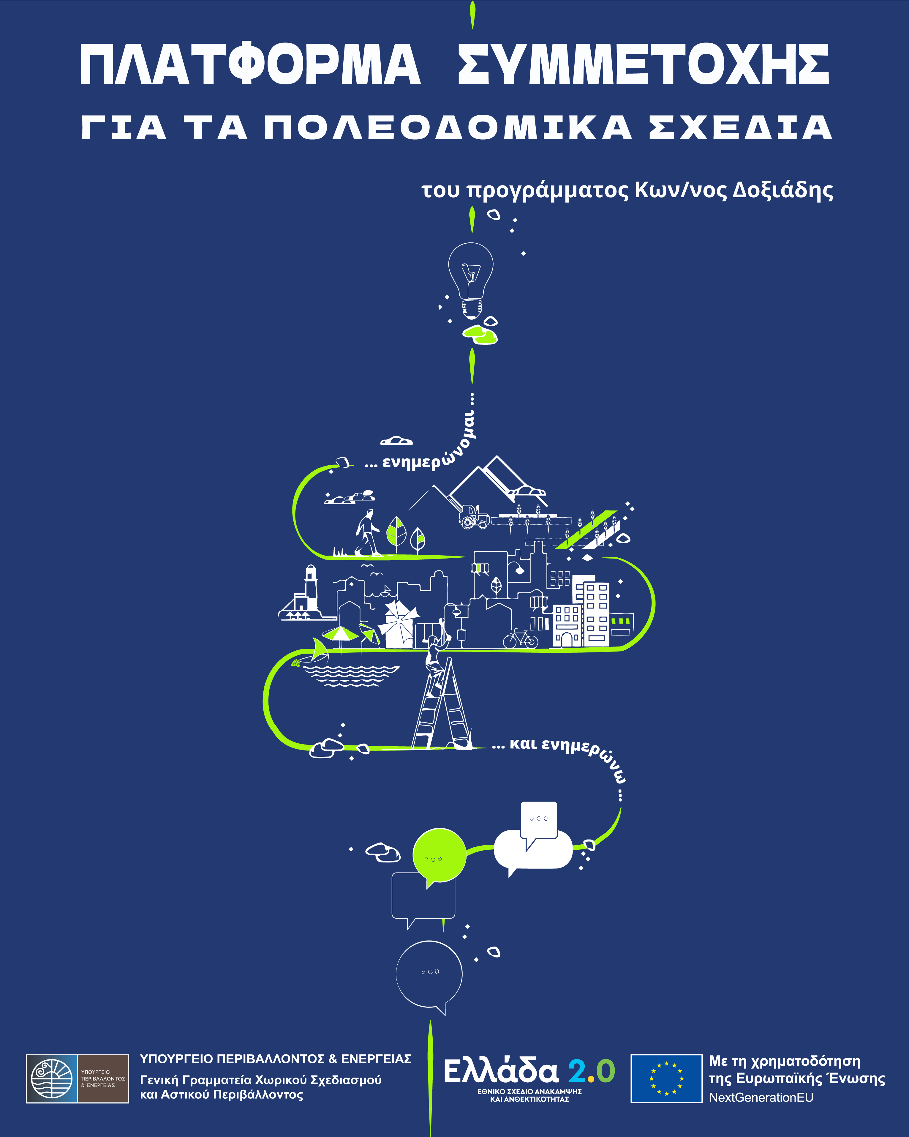 Δήμος Λαυρεωτικής: Πλατφόρμα Συμμετοχής πολιτών (ΠΛαΣ) για Τοπικά και Ειδικά Πολεοδομικά Σχέδια