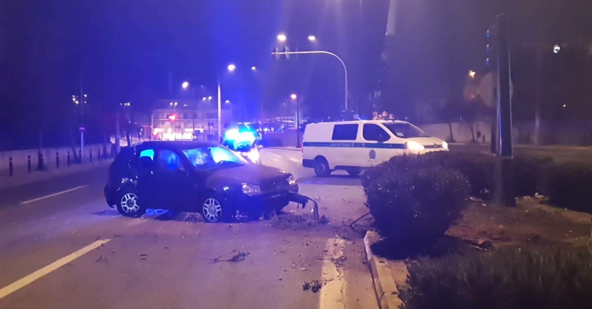 Τροχαίο τα ξημερώματα στην Κατεχάκη – Μπροστά από το νοσοκομείο 401
