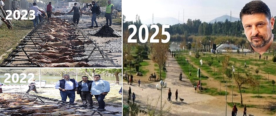 Πάσχα με Πατούλη(2022-2023Αριστερά)- Πάσχα με Χαρδαλιά(2024-2025Δεξιά)